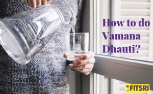 vamana dhauti, preparing water