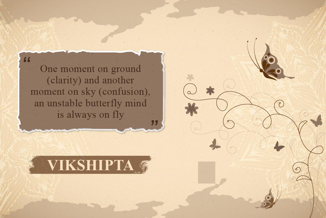 vikshipta state of mind - butterfly mind