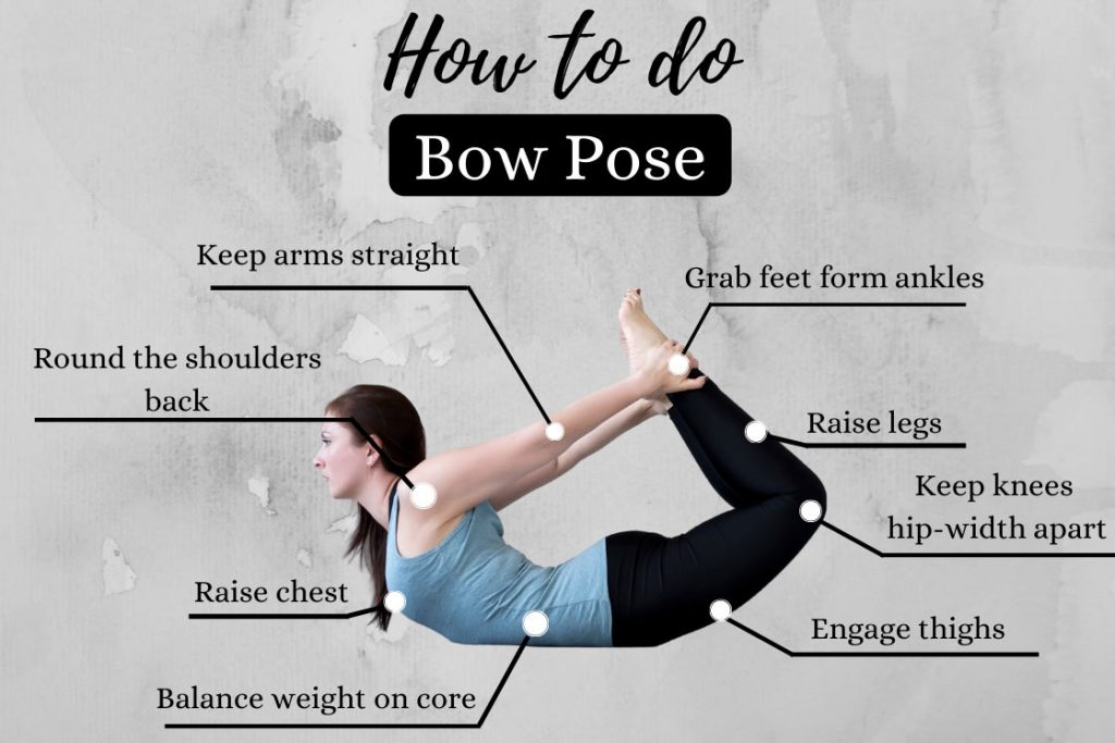 bow pose instructions