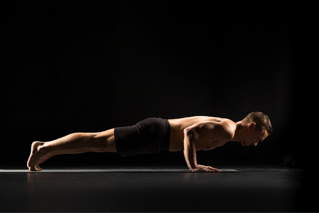 Plank to Low Plank Pose — The Foundations of Yoga