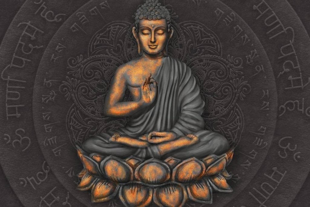 buddha in purna gyan mudra