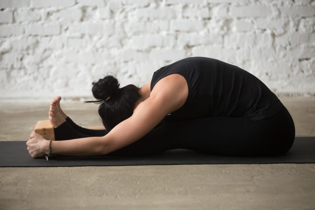 paschimottanasana - seated forward bend