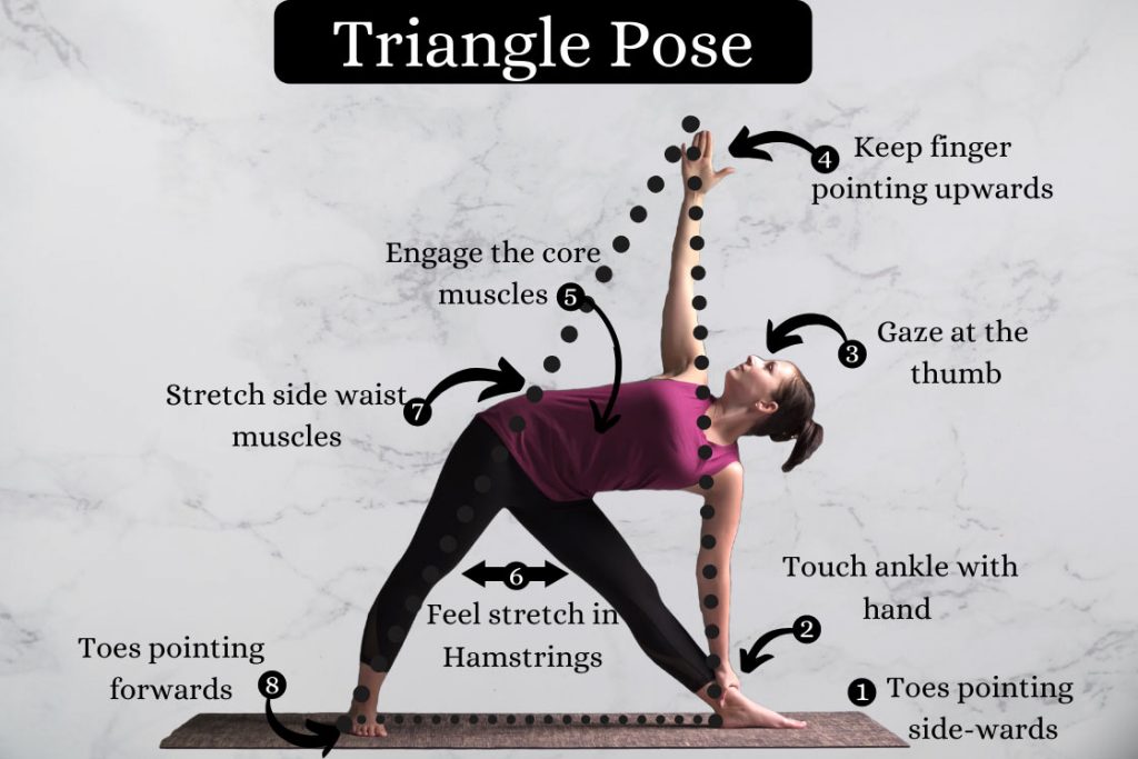 triangle pose instructions
