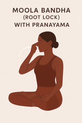 Root lock with pranayama FITSRI
