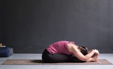 seated forward bend pose/paschimottanasana