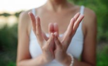 padma mudra or lotus mudra