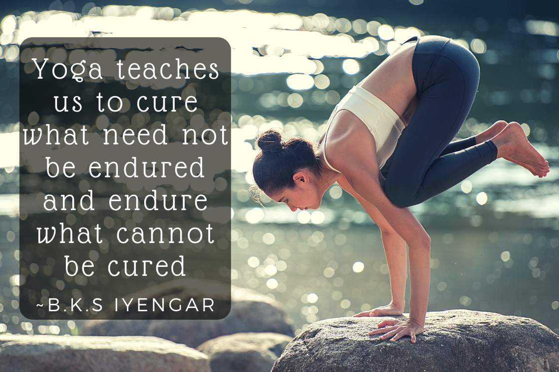 bks iyengar quote on diseases cure
