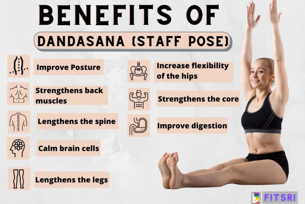 How to do the staff pose (Dandasana) in yoga correctly?