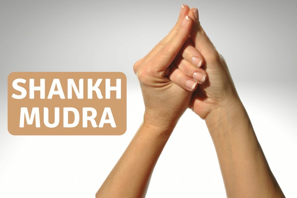 shankh mudra - conch shell gesture