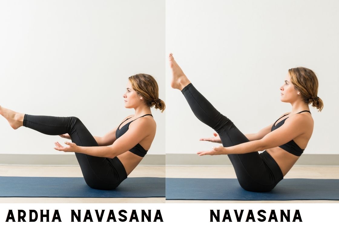ardha navasana vs paripurna navasana