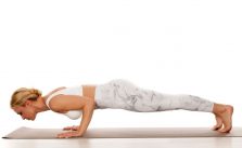 chaturanga dandasana (four-limbed staff pose)