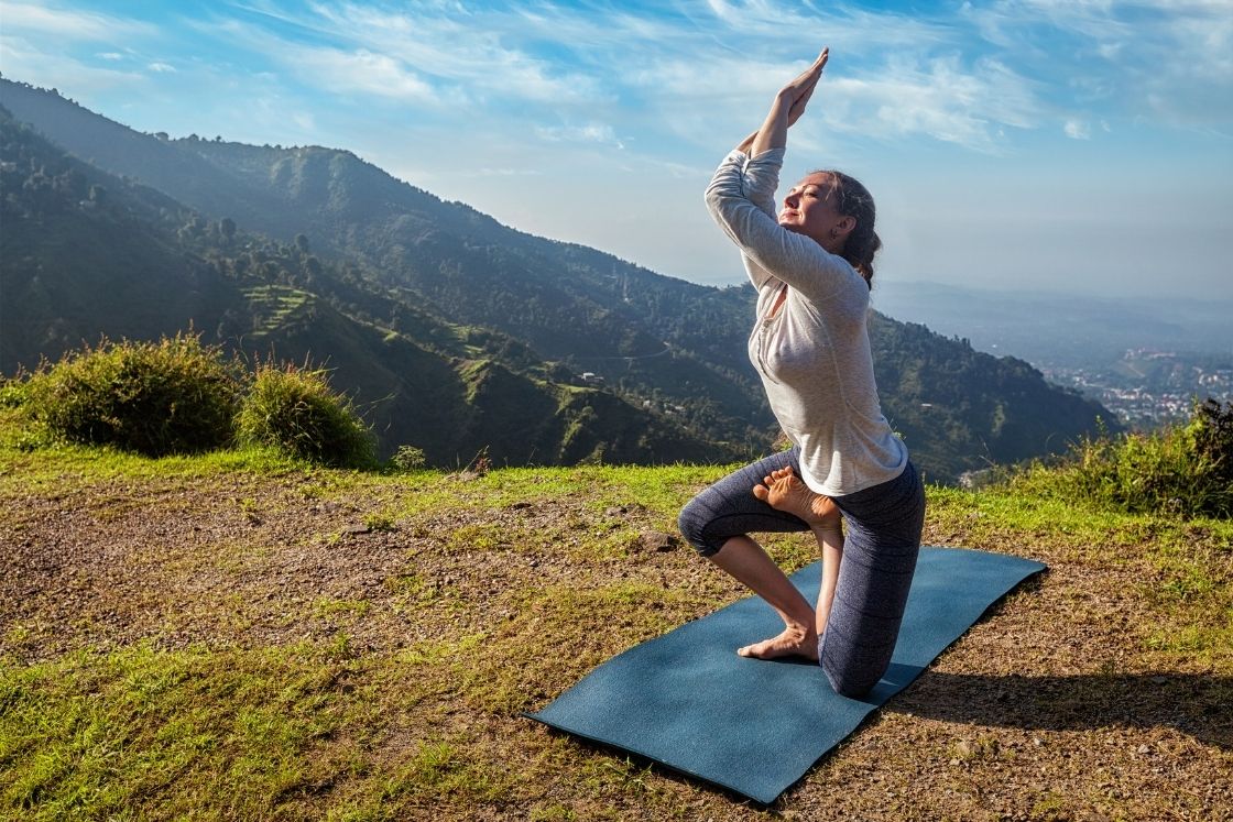 flying horse pose