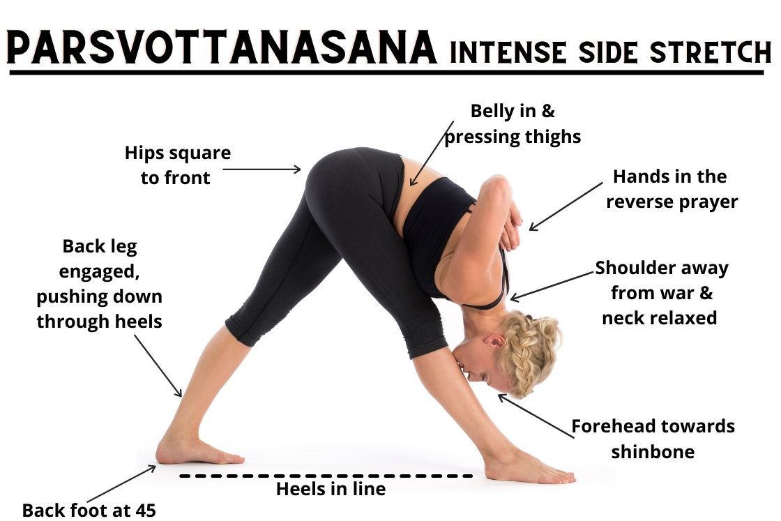 parsvottanasana steps
