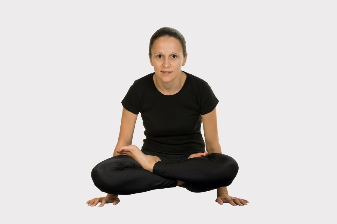 tolasana (scale pose)