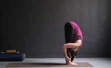 uttanasana (standing forward bend)