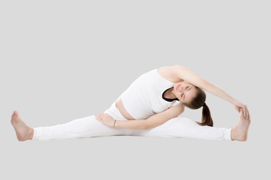 Upavistha Konasana side variation