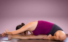 janu sirsasana (head to knee pose)