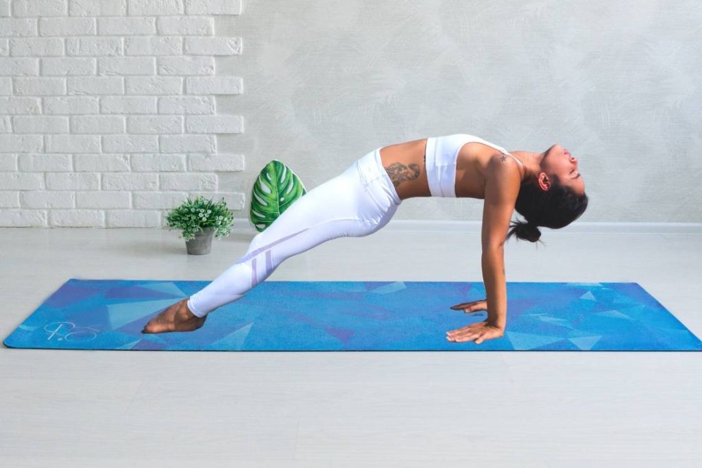 purvottanasana (upward plank pose)