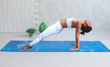 purvottanasana (upward plank pose)