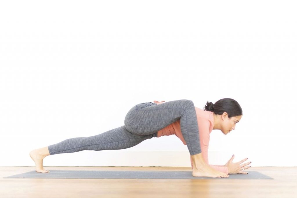 uttan pristhasana (lizard pose)