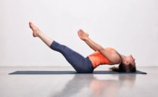 uttana padasana (raised leg pose)