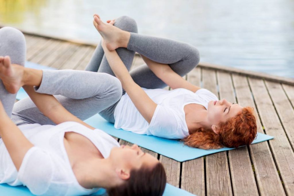 reclining pigeon pose practice guide
