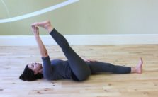 supta padangusthasana (reclining big toe Pose)