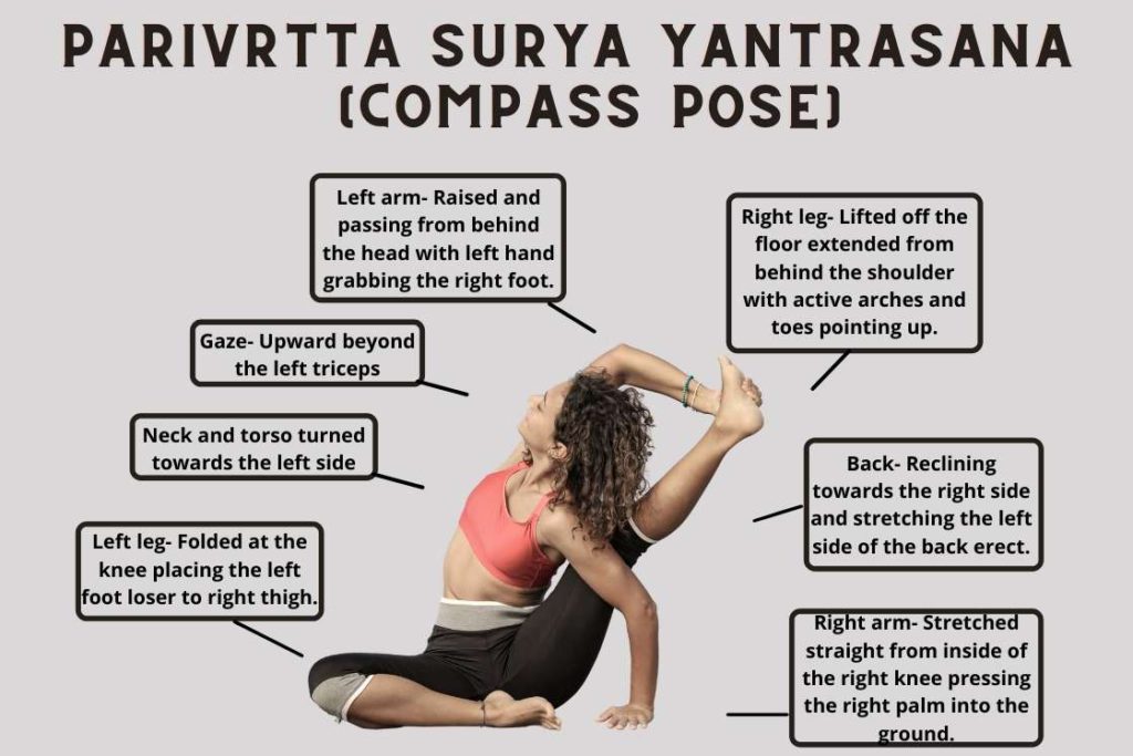 Compass Pose how to do