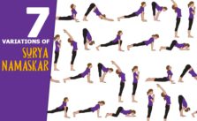 7 variation of Surya Namaskar