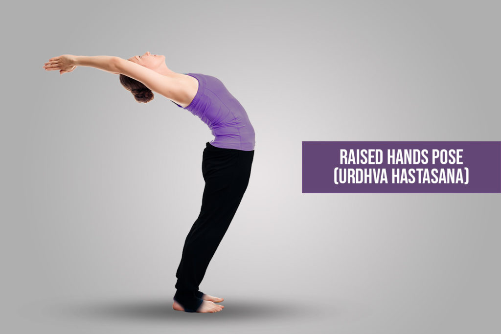 sun salutation A Raised Hands Pose