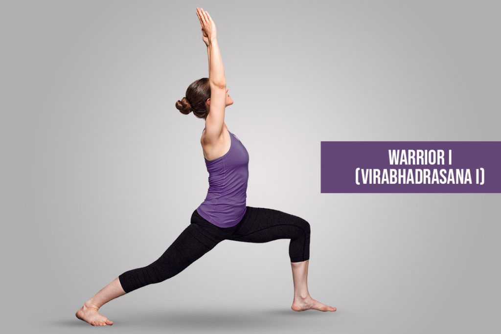 sun salutation B Warrior-I