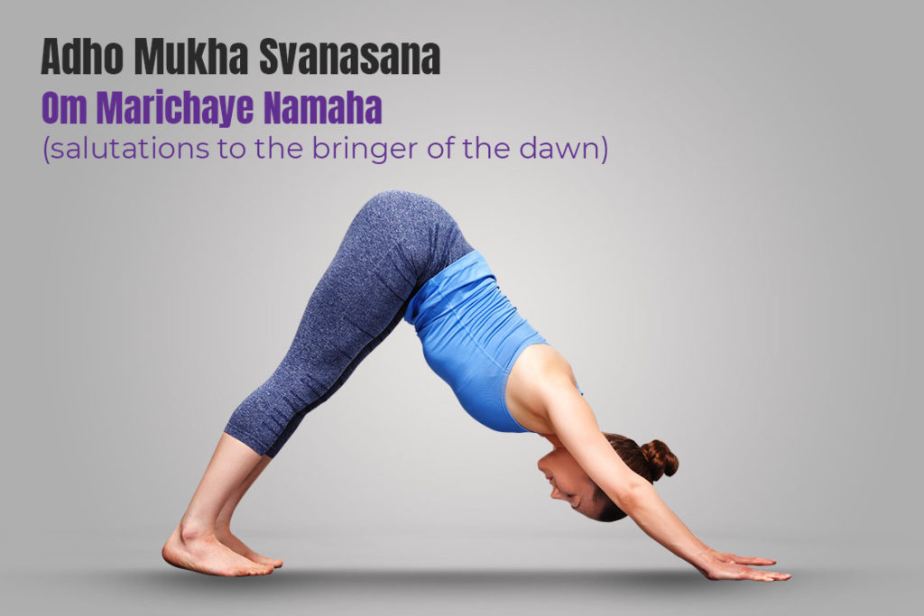 downward dog pose mantra