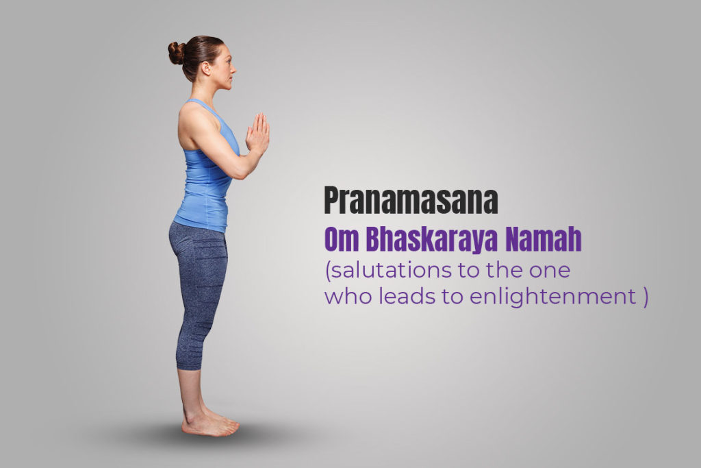 prayer pose mantra