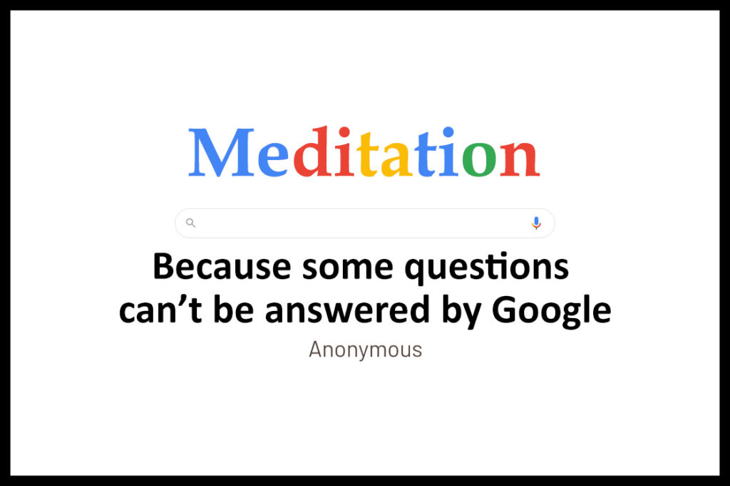 Funny Yoga Quote - Meditation