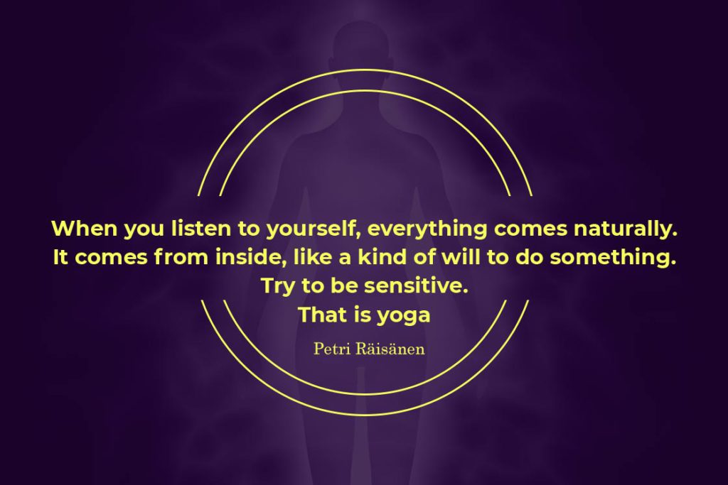 Inspirational Yoga Quote - When you listen to yourself