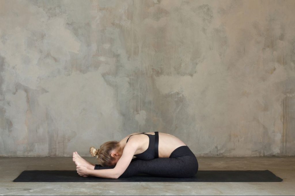 Seated Forward Bend Yoga Pose for Height Increase