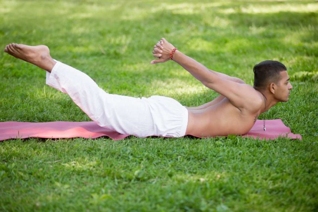 Shalbhasana man