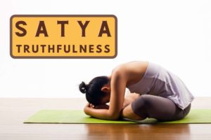 satya (truthfulness) - second limb