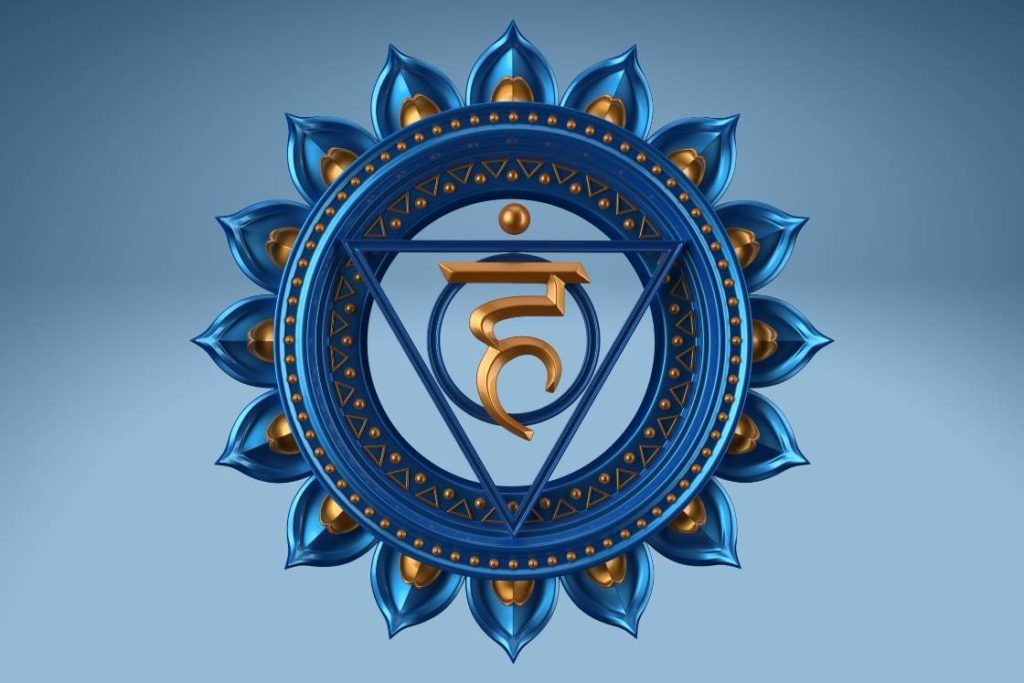 Vishuddha chakra symbol