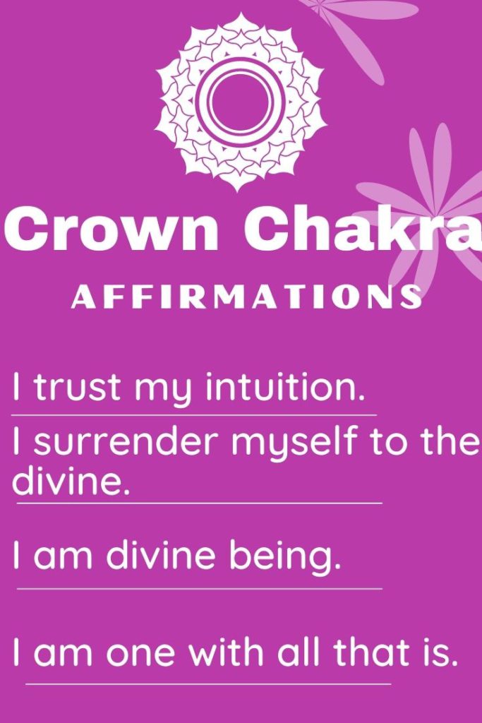 crown chakra affirmations