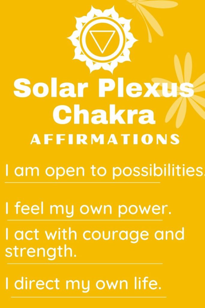 solar plexus chakra affirmation