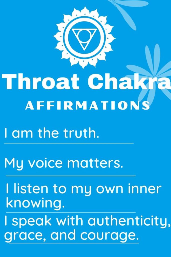 throat chakra affirmations