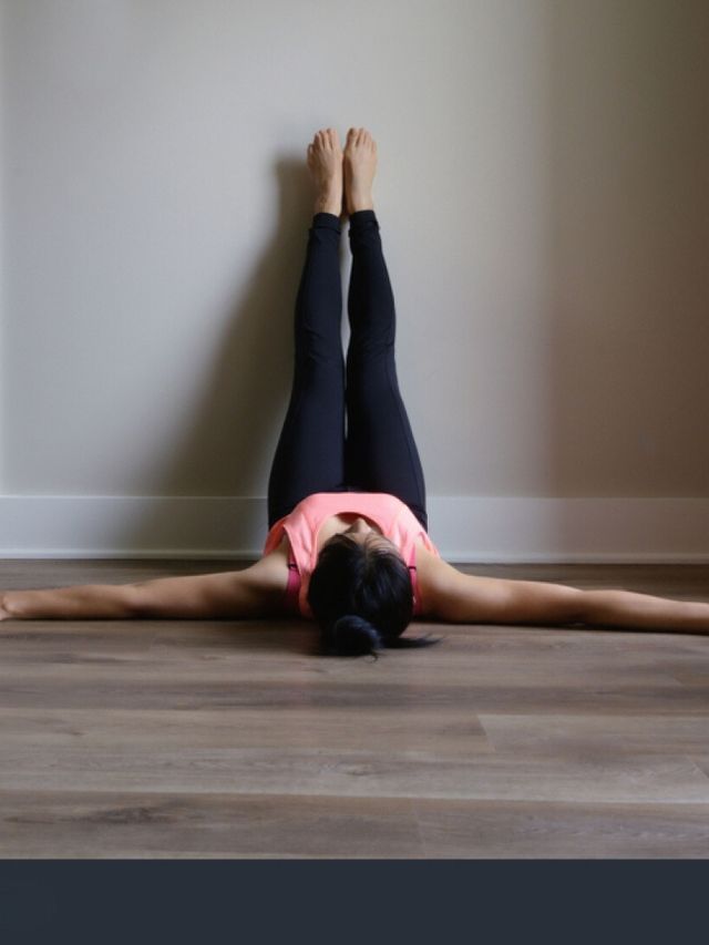 Yin Yoga Wall Sequence for Hips - Purple Lotus Yoga | Yoga Teacher Training