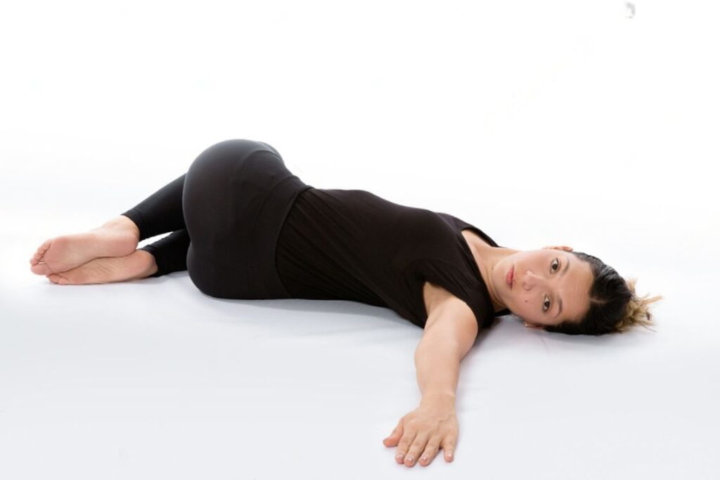 The Twisted Dragon Pose in Yin Yoga