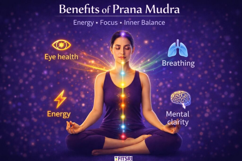 Benefits of practicing prana mudra