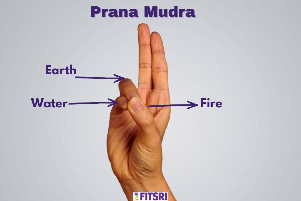 prana mudra with five elements
