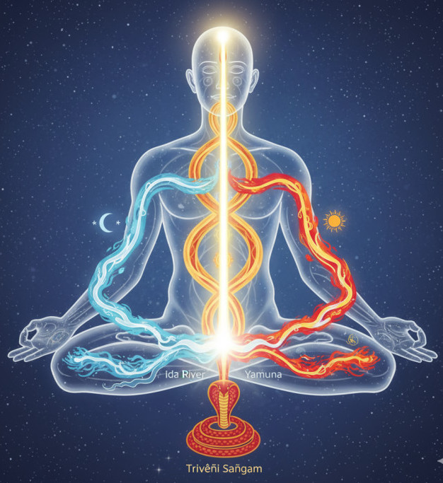 The symbol of the coiled serpent