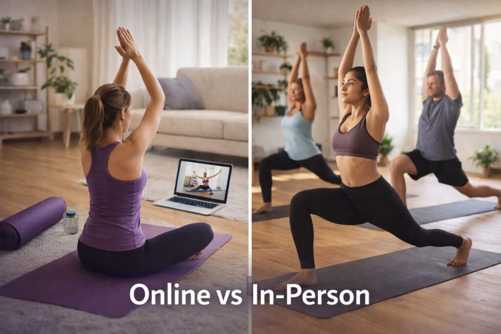 Online vs In-Person Yoga Teacher Training (2026 Comparison)