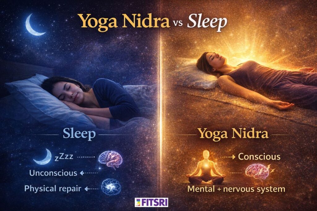 yoga nidra vs sleep which is better