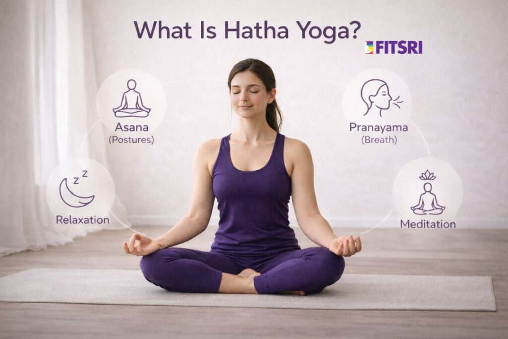 What is hatha yoga and it's core practices
